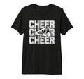 Cheer Mom Mother Bow Cheerleader T-Shirt - Custom Art Print for Adults - T-Shirt, Sweatshirt, Hoodie