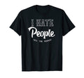 Funny I Hate People Distressed T-Shirt - Minimalist Print Unisex - T-Shirt, Sweatshirt, Hoodie