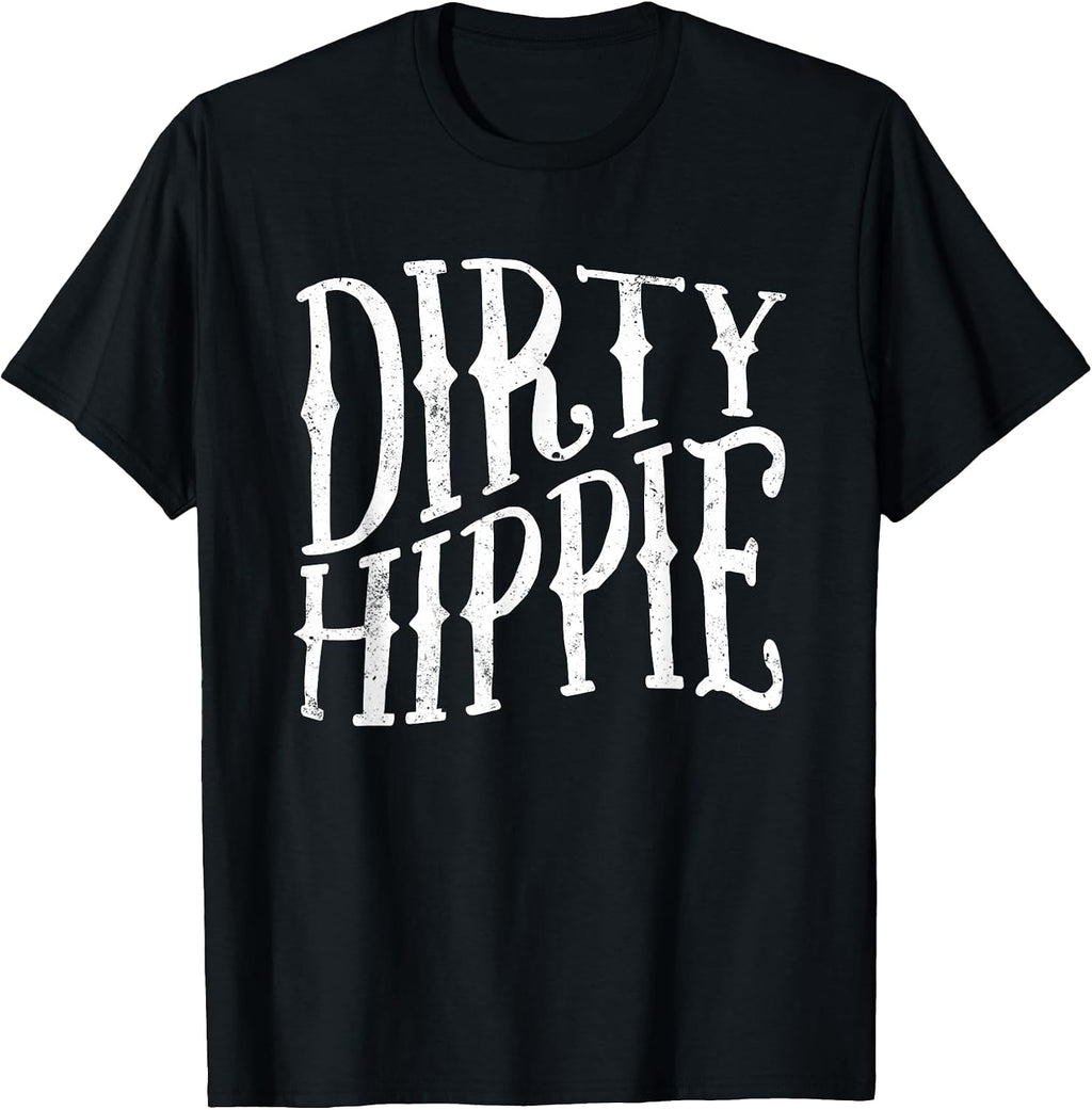 Dirty Hippie 60s 70s Funny Men Women Costume - Adult & Kids T-Shirts, Sweatshirts & Hoodies apparel design preview 1