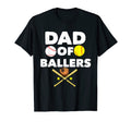 Dad Ballers Bat Glove Baseball T-Shirt - Casual Everyday Wear Unisex - T-Shirt, Sweatshirt, Hoodie