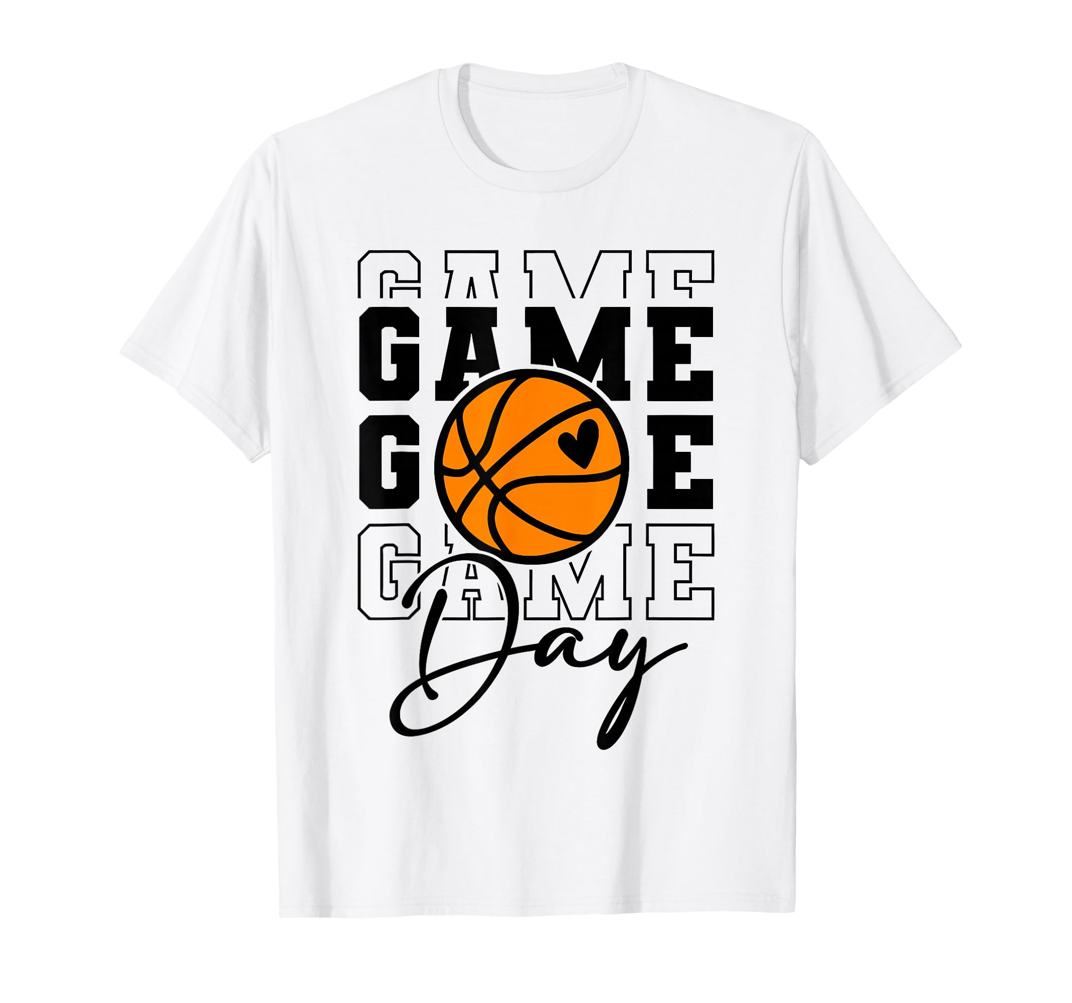 Basketball Game Day Sweatshirt - Casual Everyday Wear for Adults - T-Shirt, Sweatshirt, Hoodie