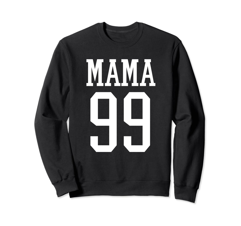 Number 99 Mama Biggest Fan Spirit Wear Sweatshirt - Graphic Print Unisex - T-Shirt, Sweatshirt, Hoodie