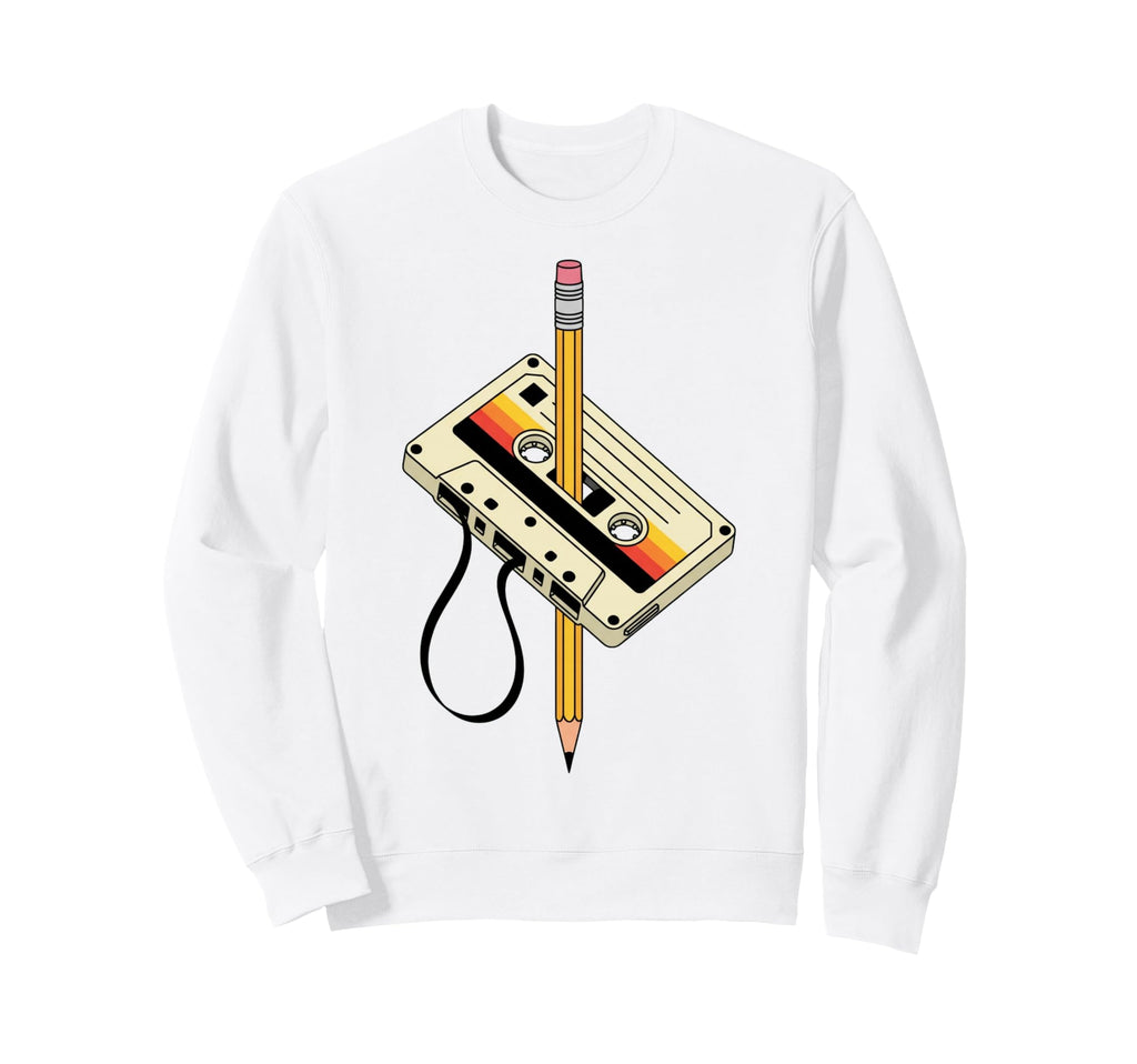 Grunge Cassettes Cassette Tapes Sweatshirt - Novelty Apparel for Adults - T-Shirt, Sweatshirt, Hoodie