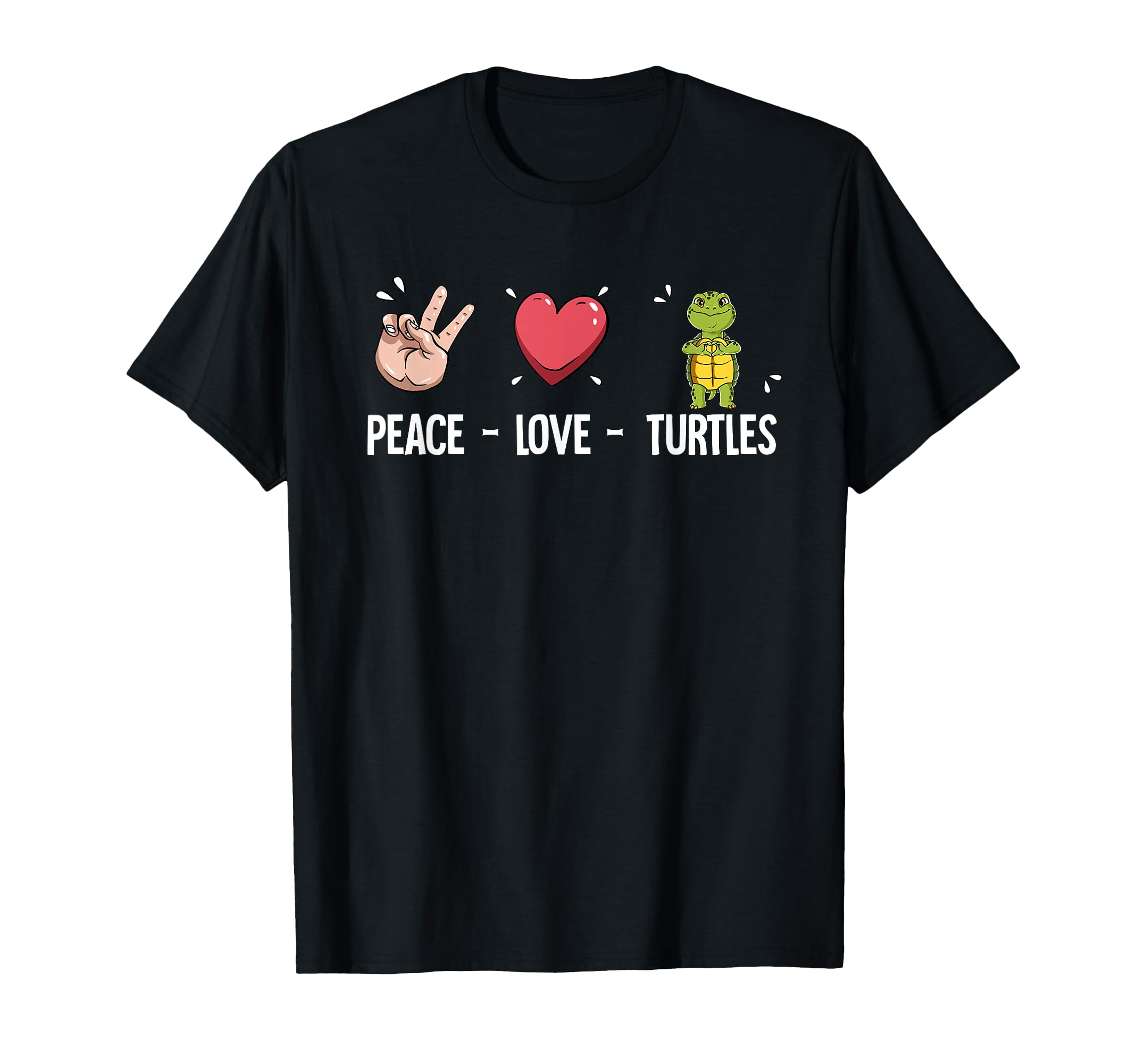 Peace Love Turtles T-Shirt - Streetwear Style for Adults - T-Shirt, Sweatshirt, Hoodie