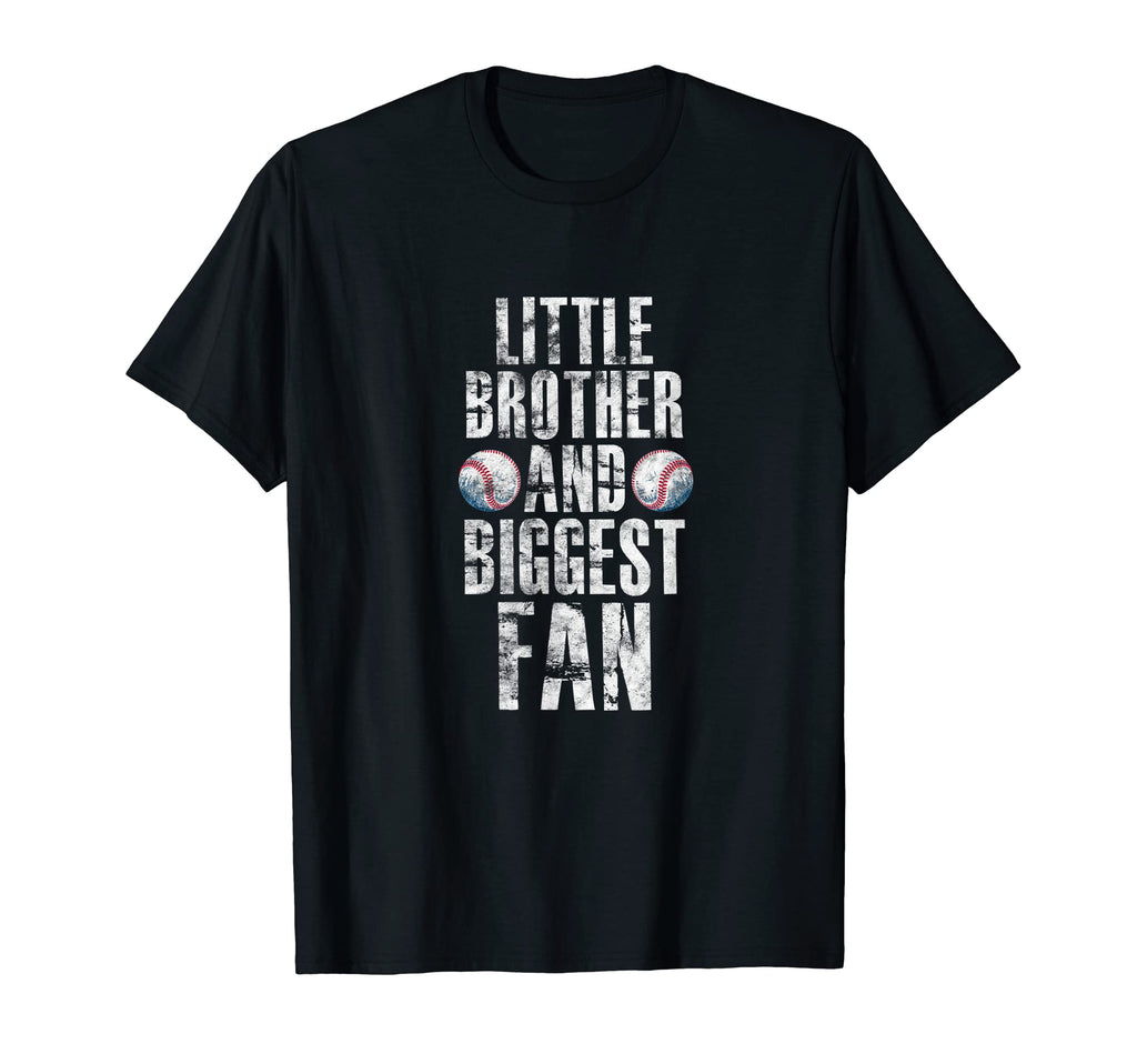 Baseball Little Brother And Biggest Fan T-Shirt - Aesthetic Graphic Unisex - T-Shirt, Sweatshirt, Hoodie