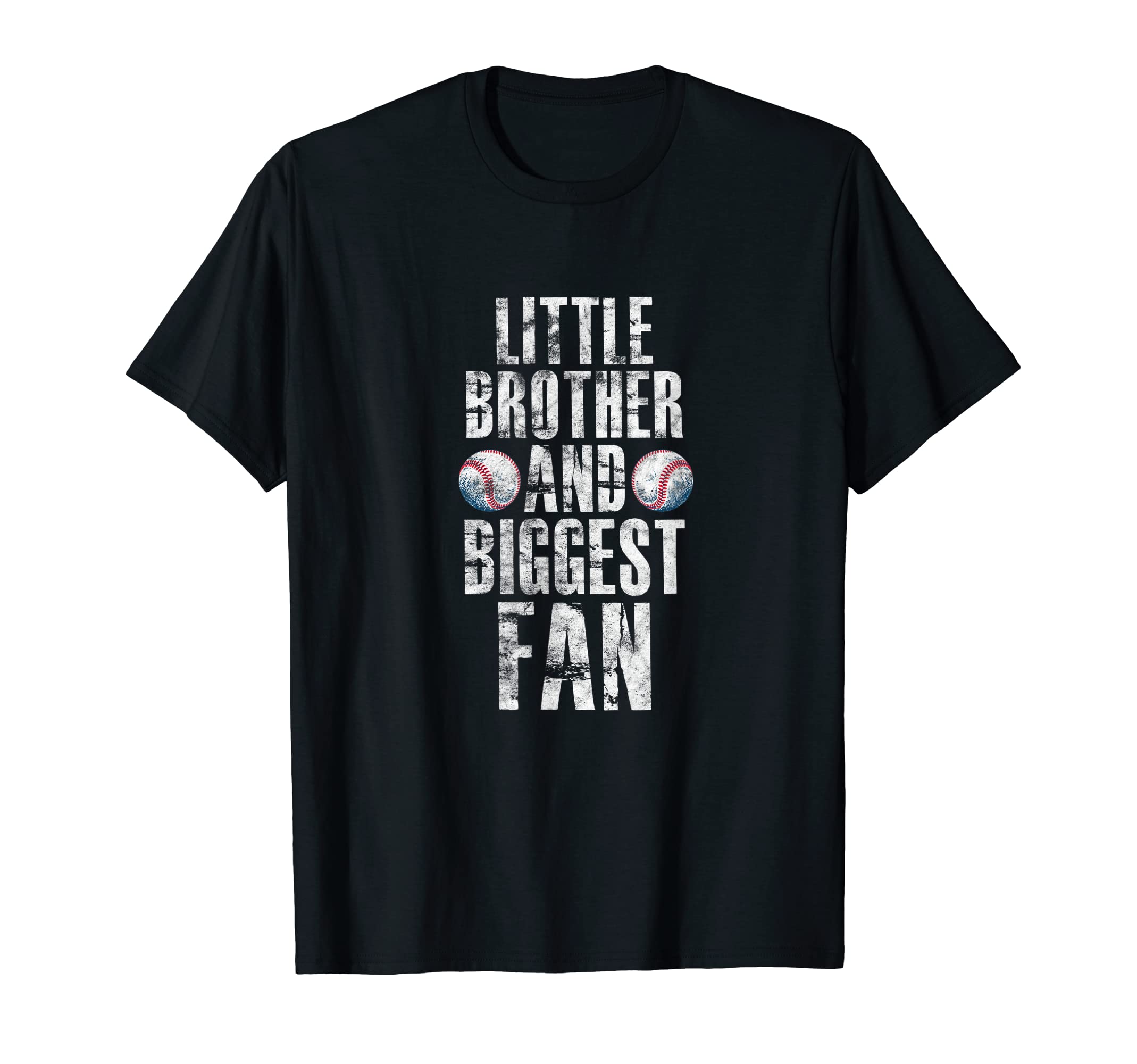 Baseball Little Brother And Biggest Fan T-Shirt - Aesthetic Graphic Unisex - T-Shirt, Sweatshirt, Hoodie
