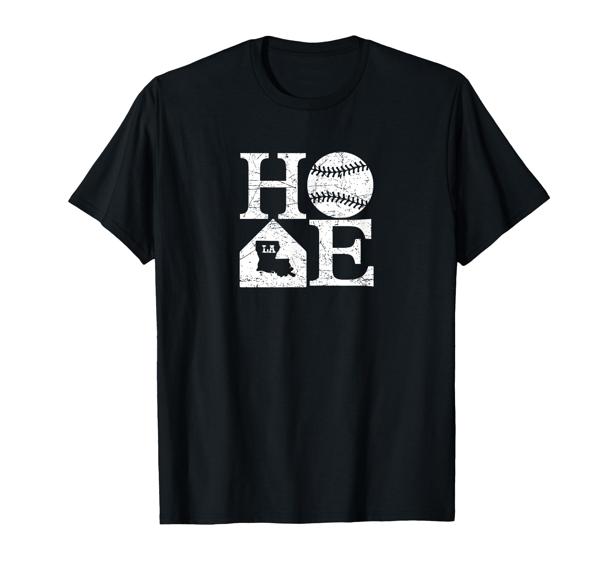 Baseball Home Louisiana State T-Shirt - Aesthetic Graphic for Adults - T-Shirt, Sweatshirt, Hoodie
