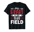 My Heart Is That Field Baseball T-Shirt - Casual Everyday Wear Unisex - T-Shirt, Sweatshirt, Hoodie