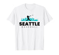 Seattle Baseball Minimalist T-Shirt - Fun Novelty Design for Adults - T-Shirt, Sweatshirt, Hoodie
