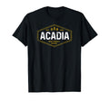 Acadia National Park Tree Hexagon Badge T-Shirt - Graphic Print Unisex - T-Shirt, Sweatshirt, Hoodie