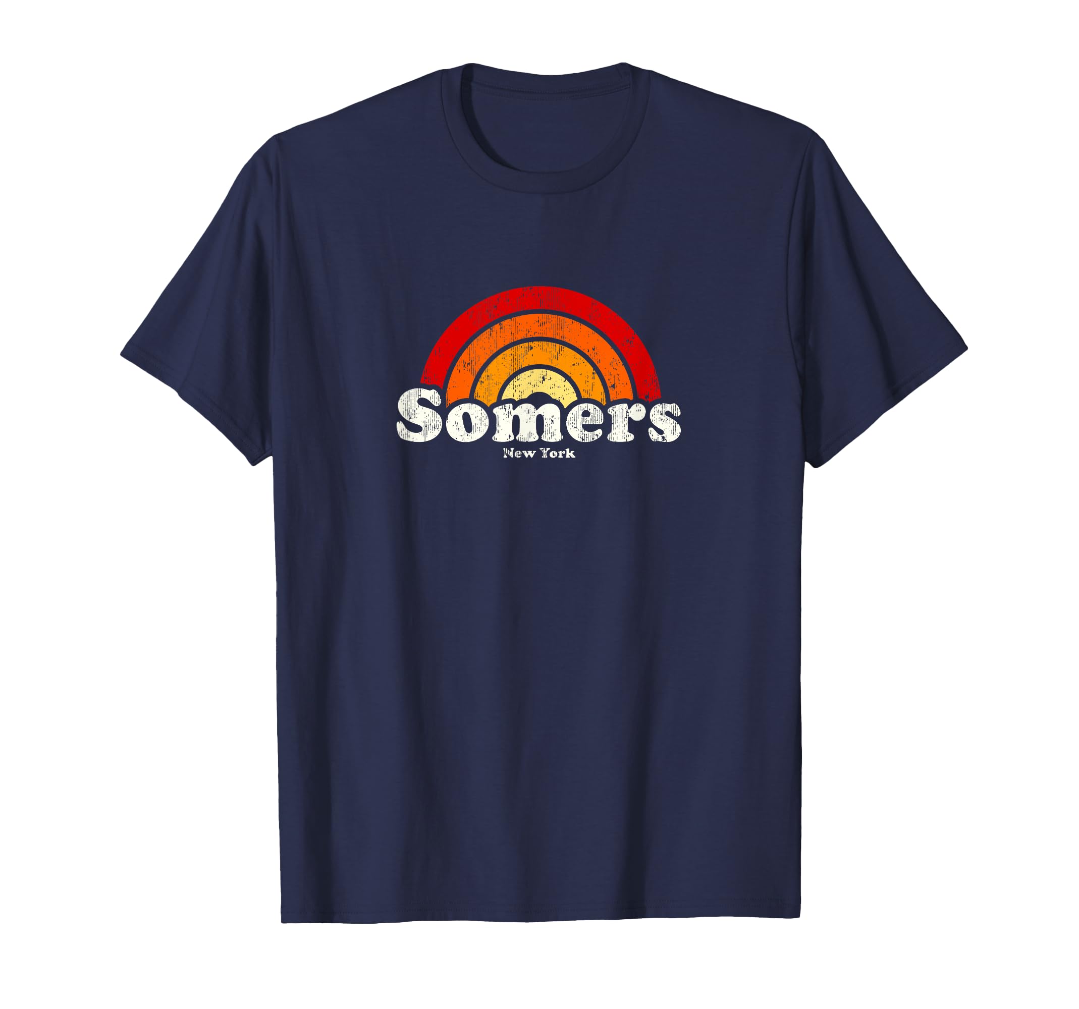 Somers New York Ny 70S Rainbow T-Shirt - Streetwear Style Unisex - T-Shirt, Sweatshirt, Hoodie