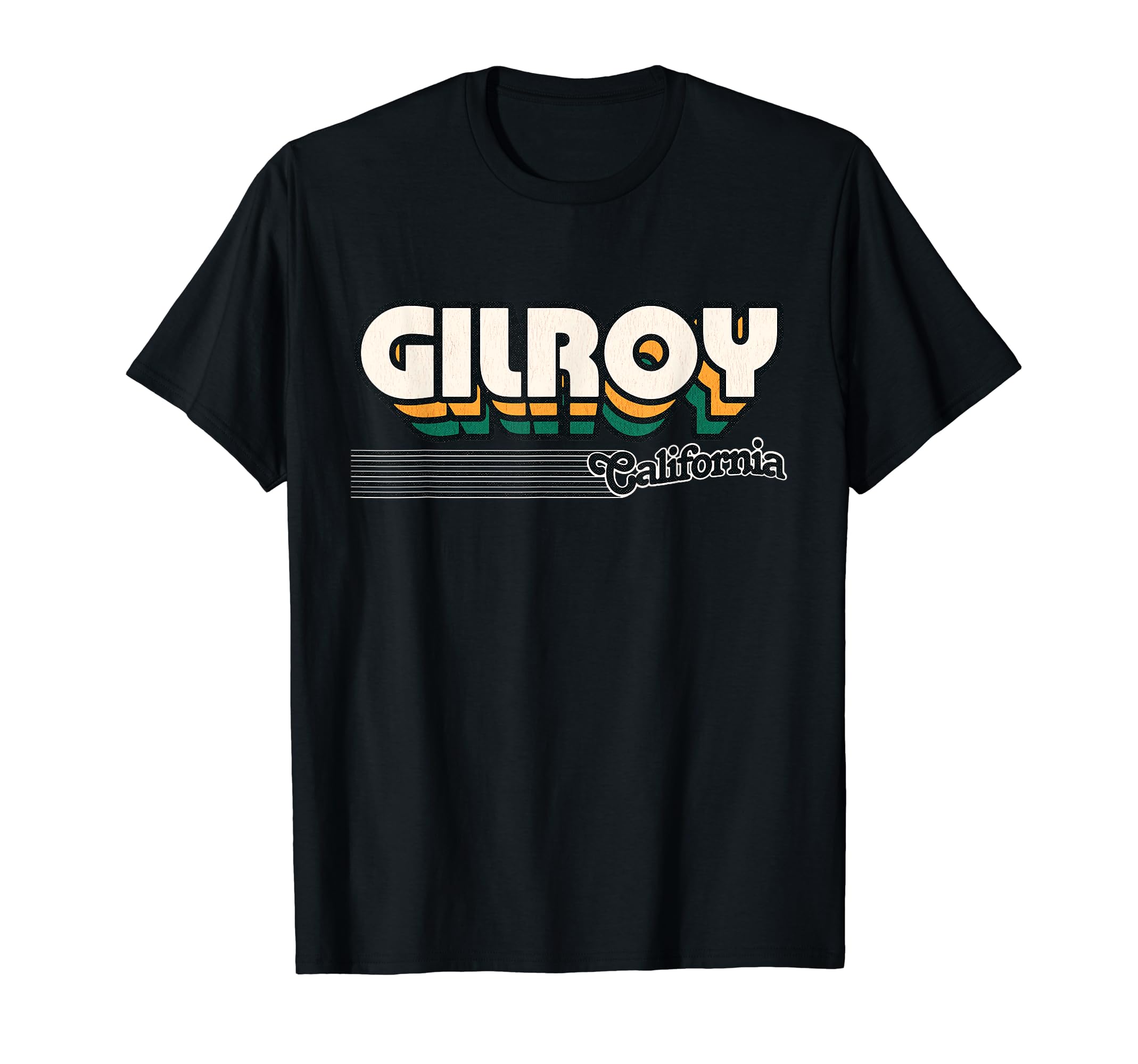 Gilroy California Stripes T-Shirt - Casual Everyday Wear for Adults - T-Shirt, Sweatshirt, Hoodie