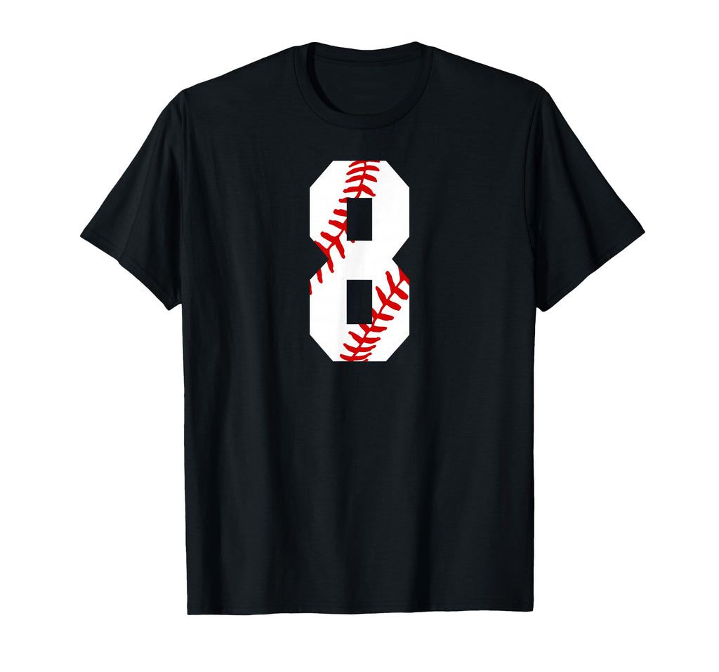 Baseball Mom 8 Jersey Baseball T-Shirt - Fun Novelty Design Men Women - T-Shirt, Sweatshirt, Hoodie