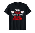 Crazy Proud Always Loud Baseball T-Shirt - Minimalist Print Men Women - T-Shirt, Sweatshirt, Hoodie