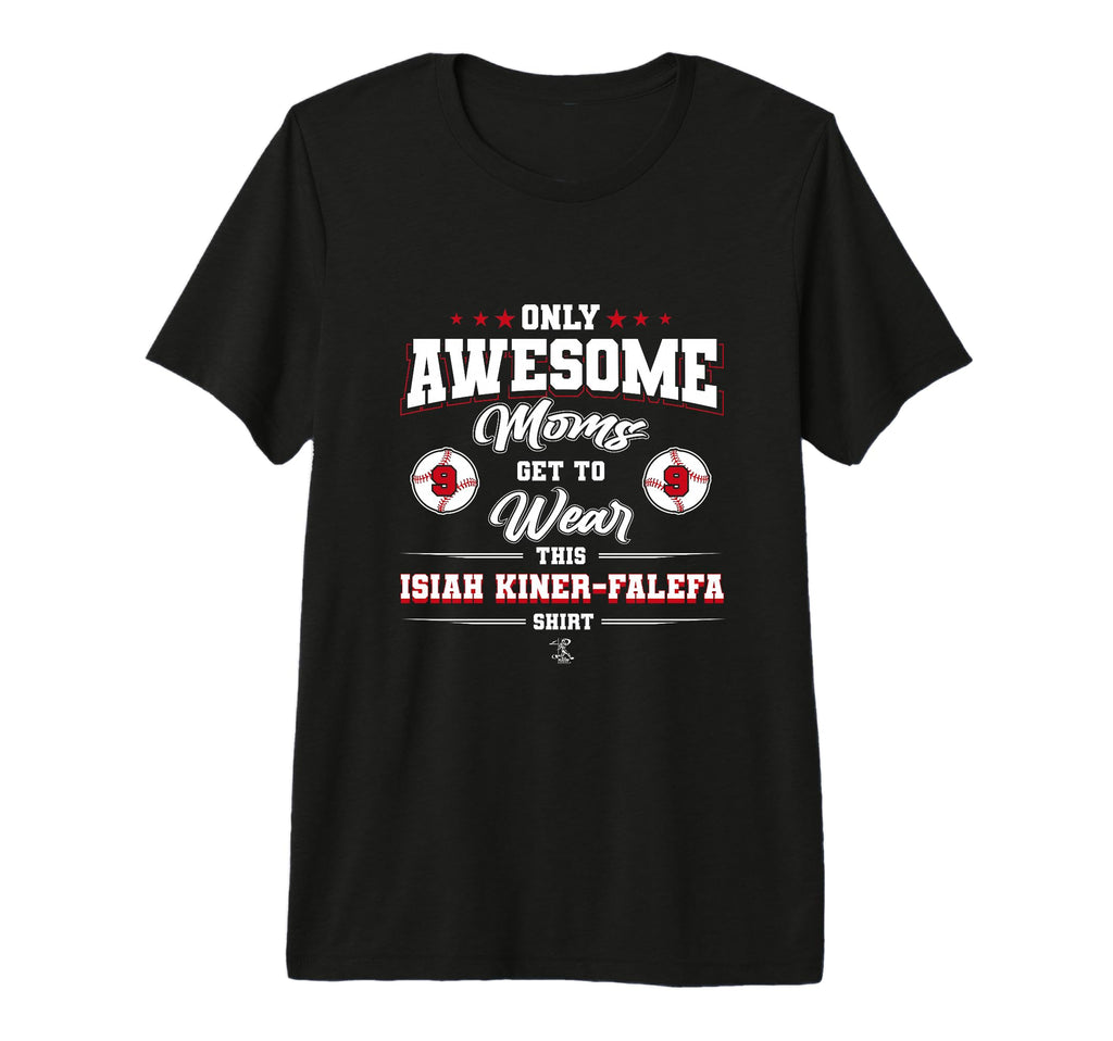 Isiah Kiner Falefa Awesome Moms Tri Blend T-Shirt - Graphic Print Unisex - T-Shirt, Sweatshirt, Hoodie
