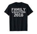 Family Vacation 2018 Distressed T-Shirt - Aesthetic Graphic for Adults - T-Shirt, Sweatshirt, Hoodie