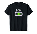 Son Battery Mommy And Daddy Low Battery T-Shirt - Graphic Print Men Women - T-Shirt, Sweatshirt, Hoodie