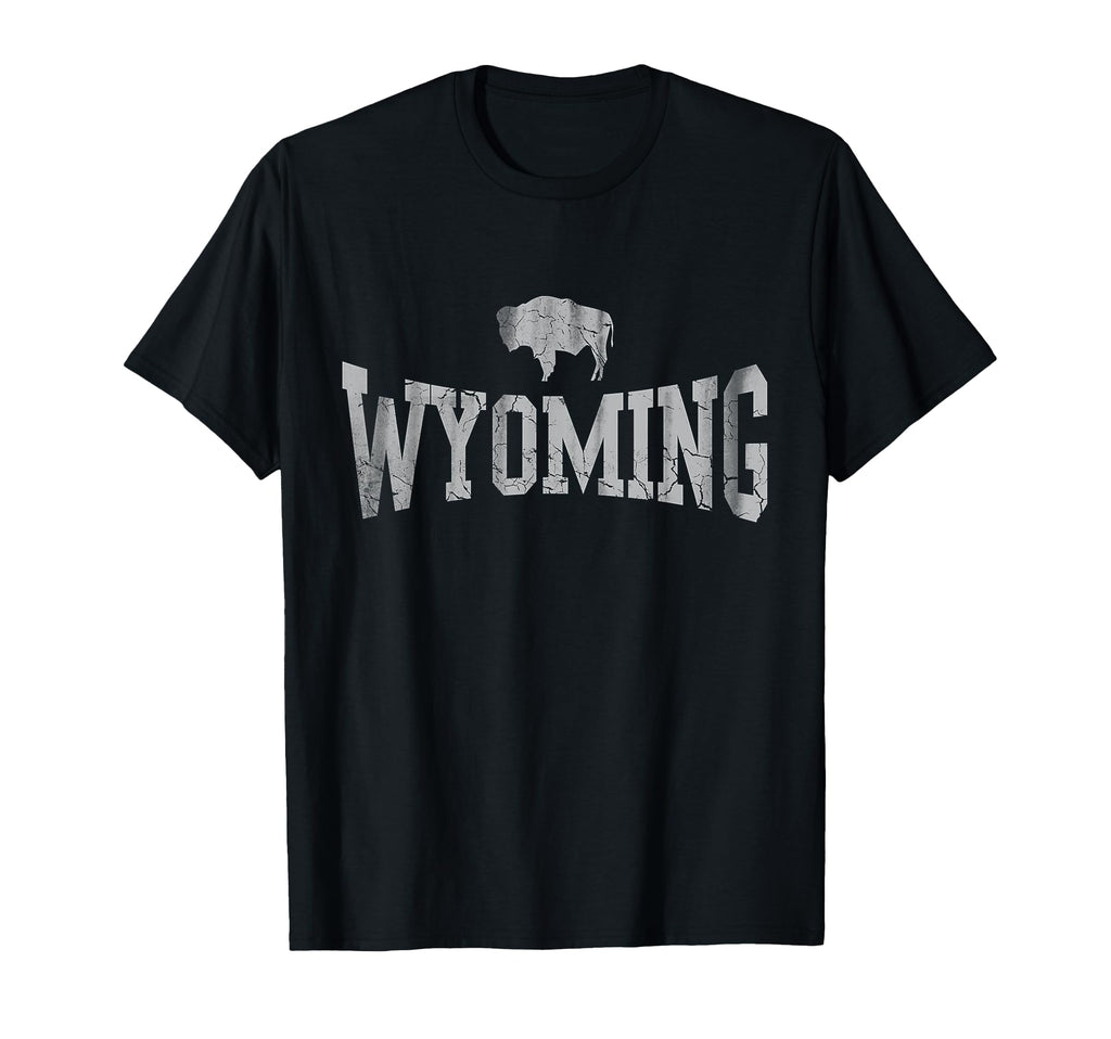 Wyoming Flag Home State Distressed T-Shirt - Casual Everyday Wear Unisex - T-Shirt, Sweatshirt, Hoodie