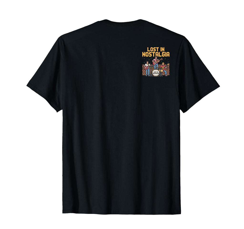 Lost Nostalgia Band Music Lovers T-Shirt - Minimalist Print for Adults - T-Shirt, Sweatshirt, Hoodie