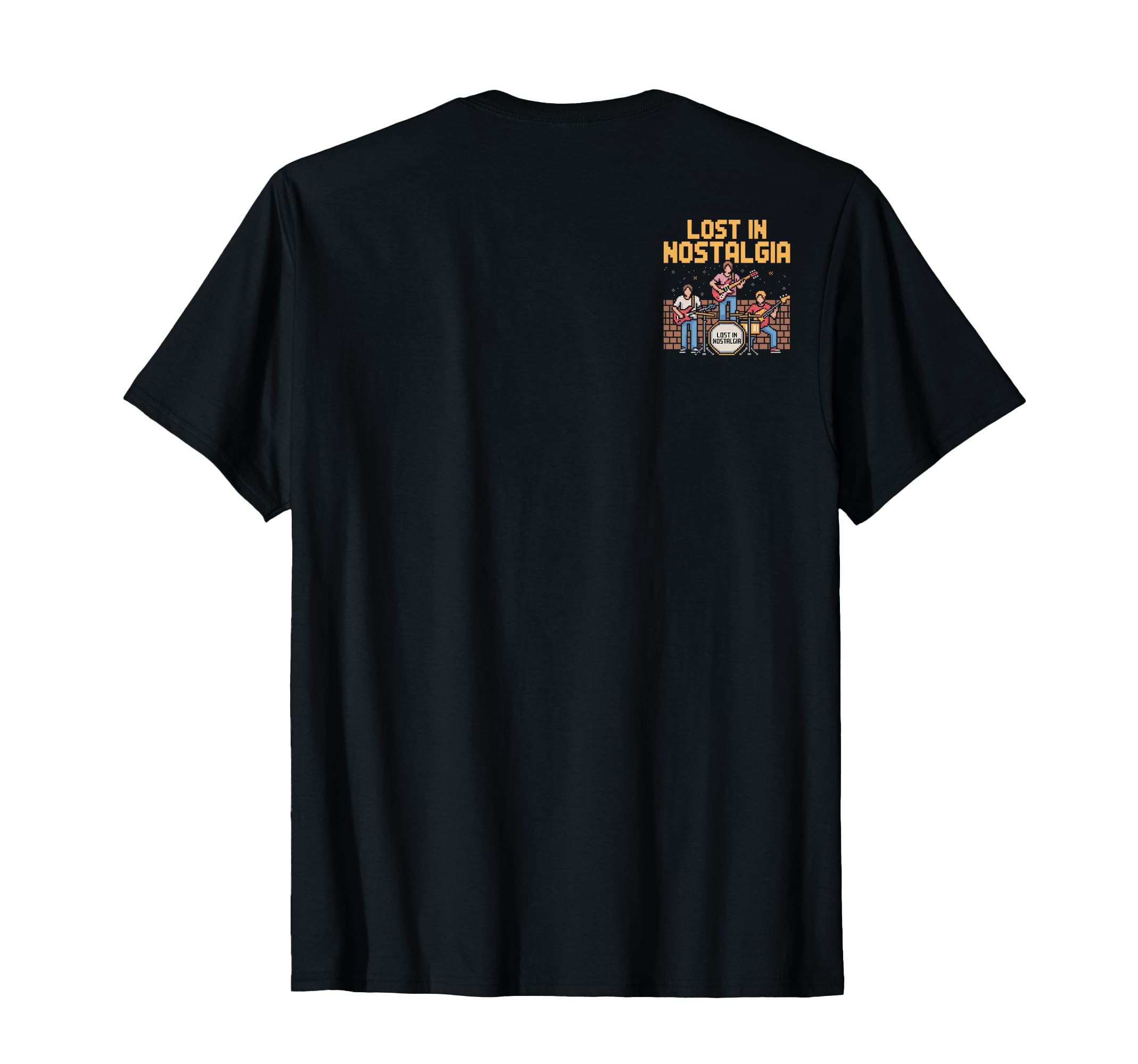 Lost Nostalgia Band Music Lovers T-Shirt - Minimalist Print for Adults - T-Shirt, Sweatshirt, Hoodie