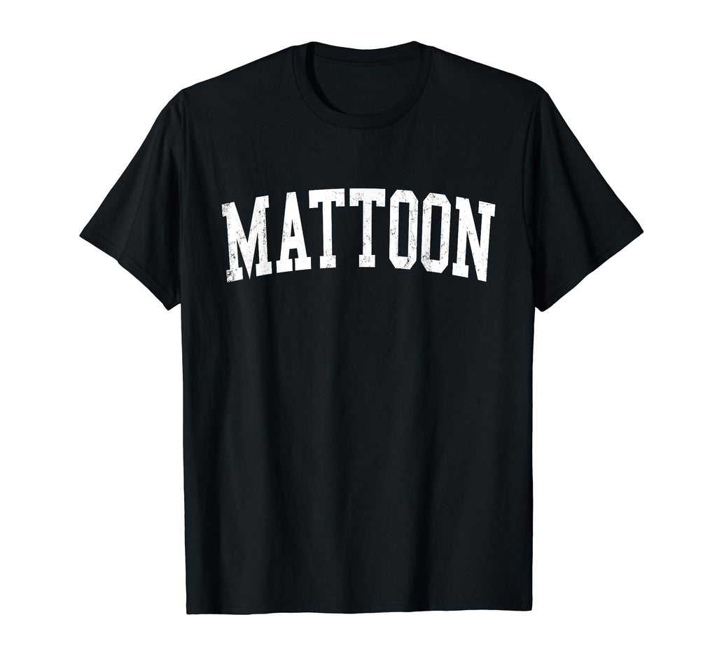 Mattoon Il Distressed White Varsity T-Shirt - Novelty Apparel Unisex - T-Shirt, Sweatshirt, Hoodie