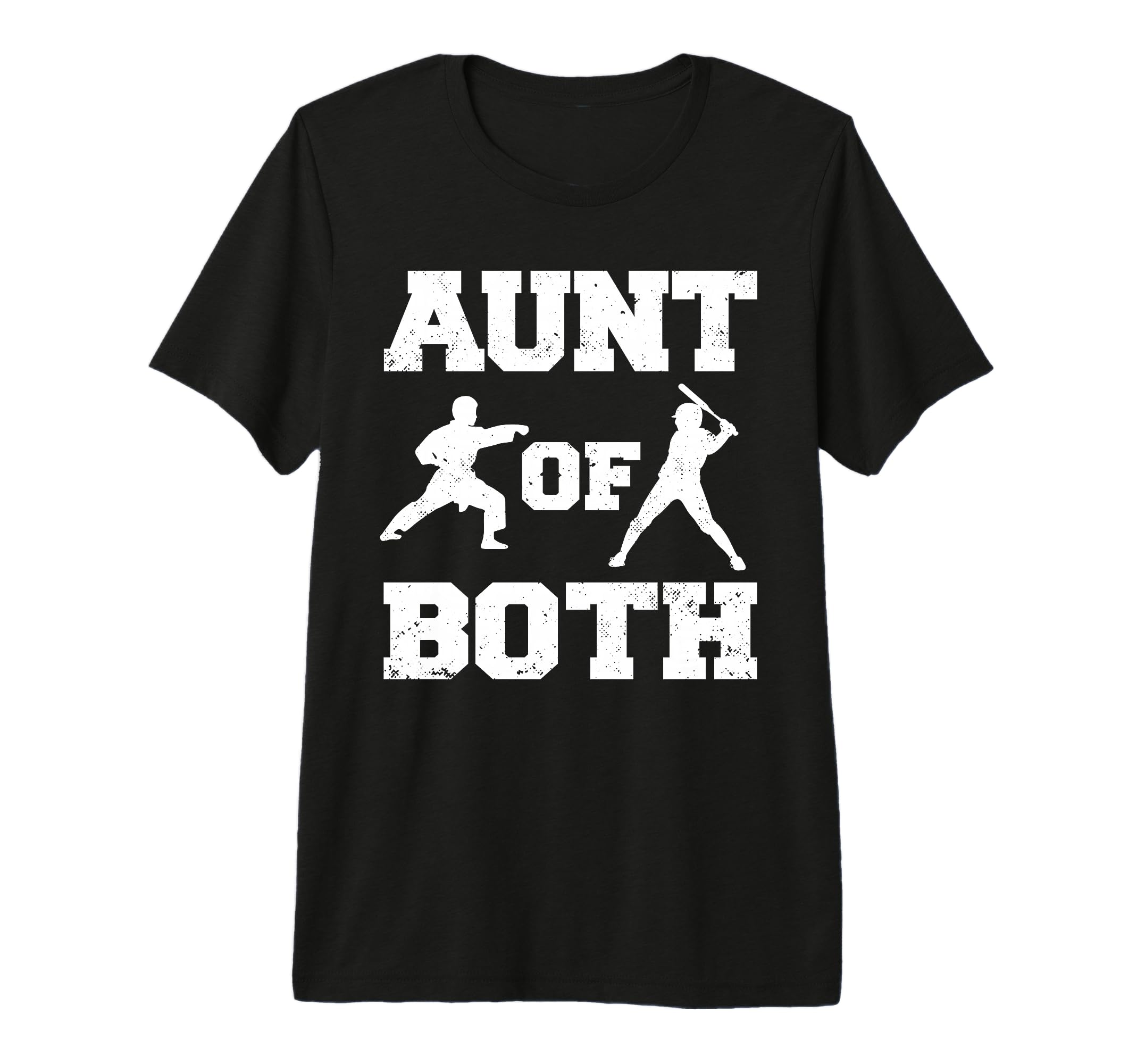 Aunt Both Karate And Baseball Funny T-Shirt - Unique Graphic Unisex - T-Shirt, Sweatshirt, Hoodie