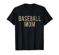 Baseball Mom Leopard Baseball T-Shirt - Aesthetic Graphic Men Women - T-Shirt, Sweatshirt, Hoodie