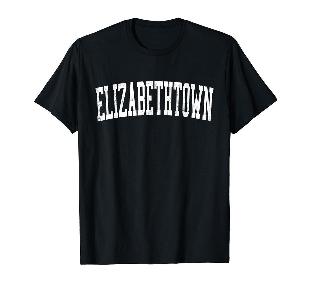 Elizabethtown Pa Distressed White T-Shirt - Novelty Apparel for Adults - T-Shirt, Sweatshirt, Hoodie