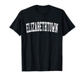 Elizabethtown Pa Distressed White T-Shirt - Novelty Apparel for Adults - T-Shirt, Sweatshirt, Hoodie