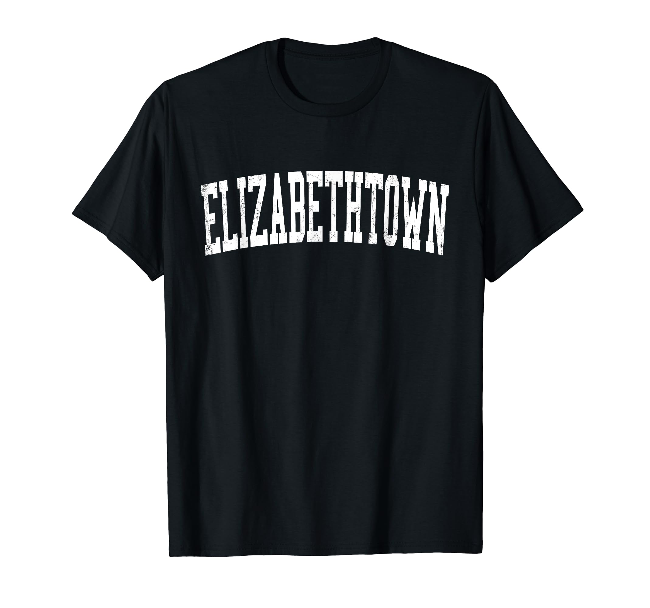 Elizabethtown Pa Distressed White T-Shirt - Novelty Apparel for Adults - T-Shirt, Sweatshirt, Hoodie