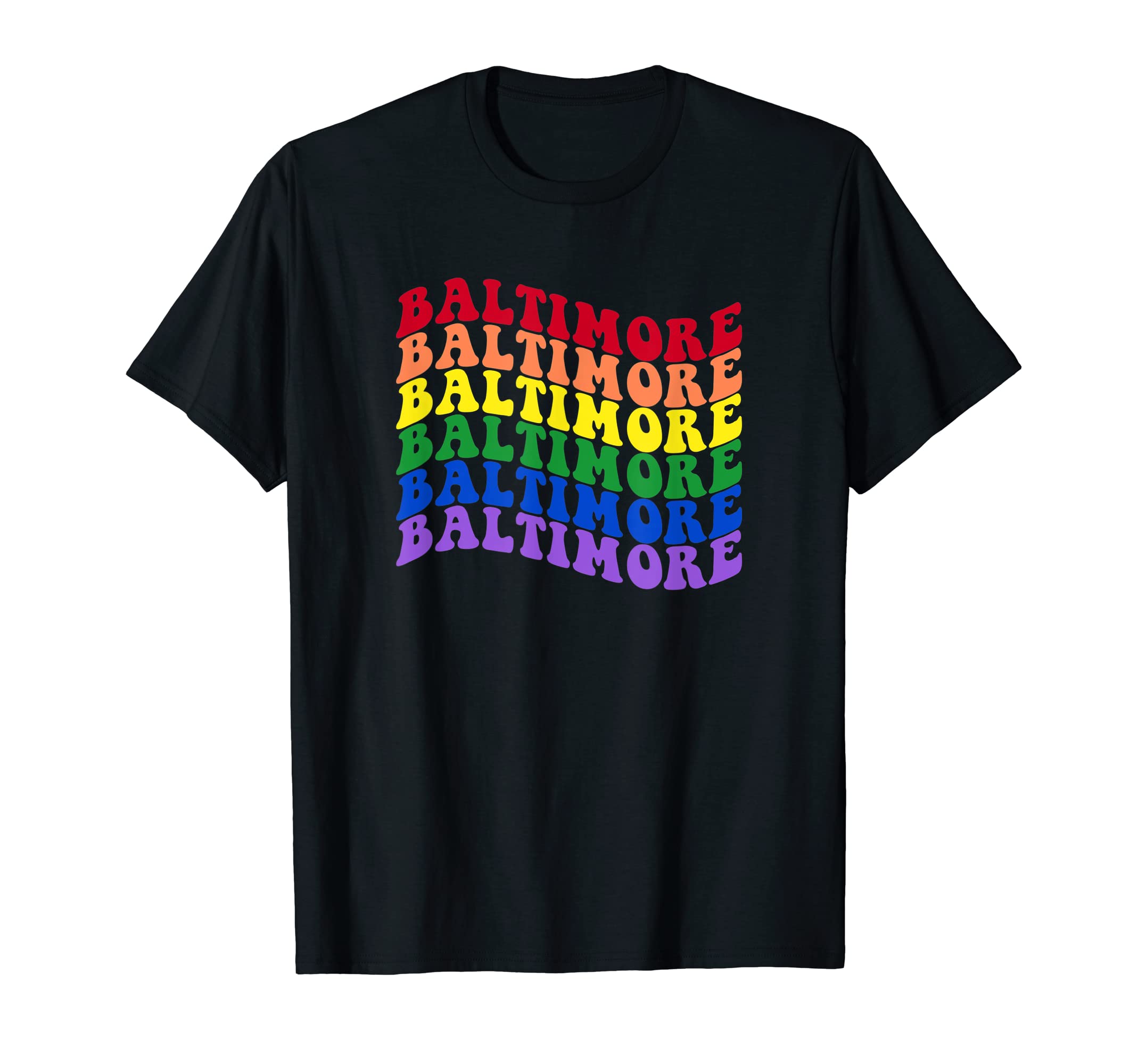 Baltimore Gay Pride Lgbt Lgtbq Rainbow T-Shirt - Unique Graphic Unisex - T-Shirt, Sweatshirt, Hoodie