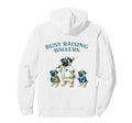 Busy Raising Baller Baseball Softball Hoodie - Fun Novelty Design Unisex - T-Shirt, Sweatshirt, Hoodie