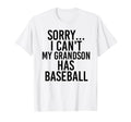 Grandpa Grandma My Grandson Has Baseball T-Shirt - Custom Art Print Unisex - T-Shirt, Sweatshirt, Hoodie