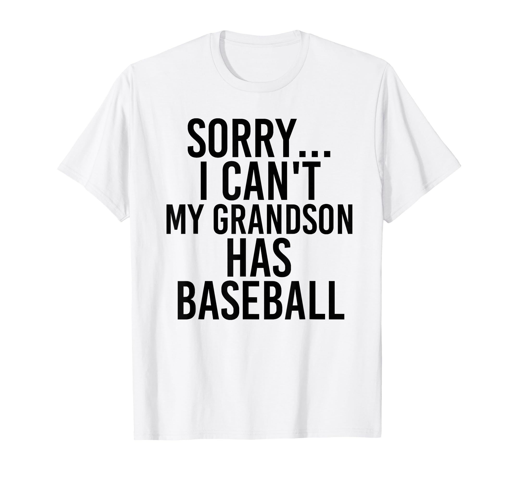 Grandpa Grandma My Grandson Has Baseball T-Shirt - Custom Art Print Unisex - T-Shirt, Sweatshirt, Hoodie