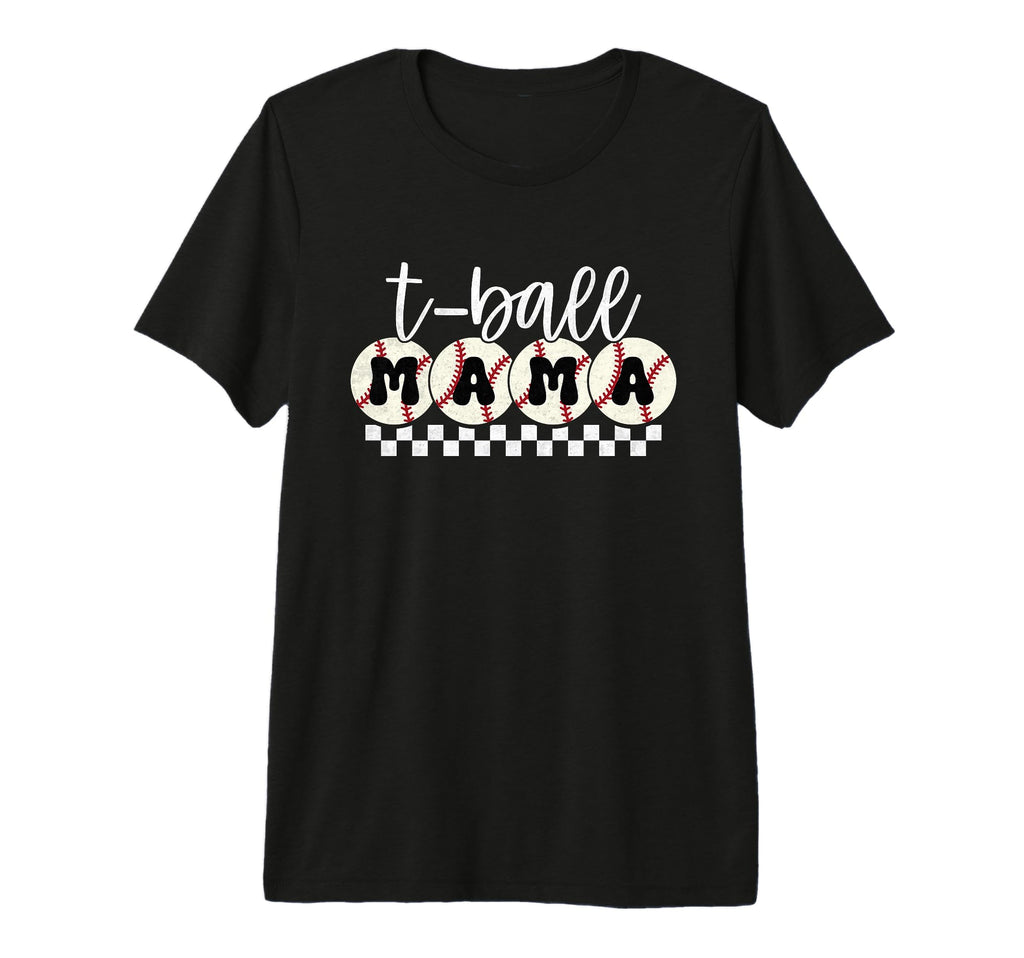 Funny T Ball Mom Softball Ball Mama T-Shirt - Unique Graphic Unisex - T-Shirt, Sweatshirt, Hoodie
