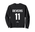 Rafael Devers 11 Boston Mlbpa Mlb Sweatshirt - Custom Art Print Men Women - T-Shirt, Sweatshirt, Hoodie