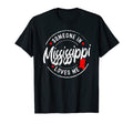 Someone Mississippi Loves Me Distressed T-Shirt - Trendy Graphic for Adults - T-Shirt, Sweatshirt, Hoodie