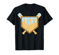 Baseball Drip Ice Cream Waffle Cone T-Shirt - Custom Art Print for Adults - T-Shirt, Sweatshirt, Hoodie