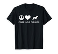 Peace Love French Bulldog T-Shirt - Unique Graphic for Adults - T-Shirt, Sweatshirt, Hoodie