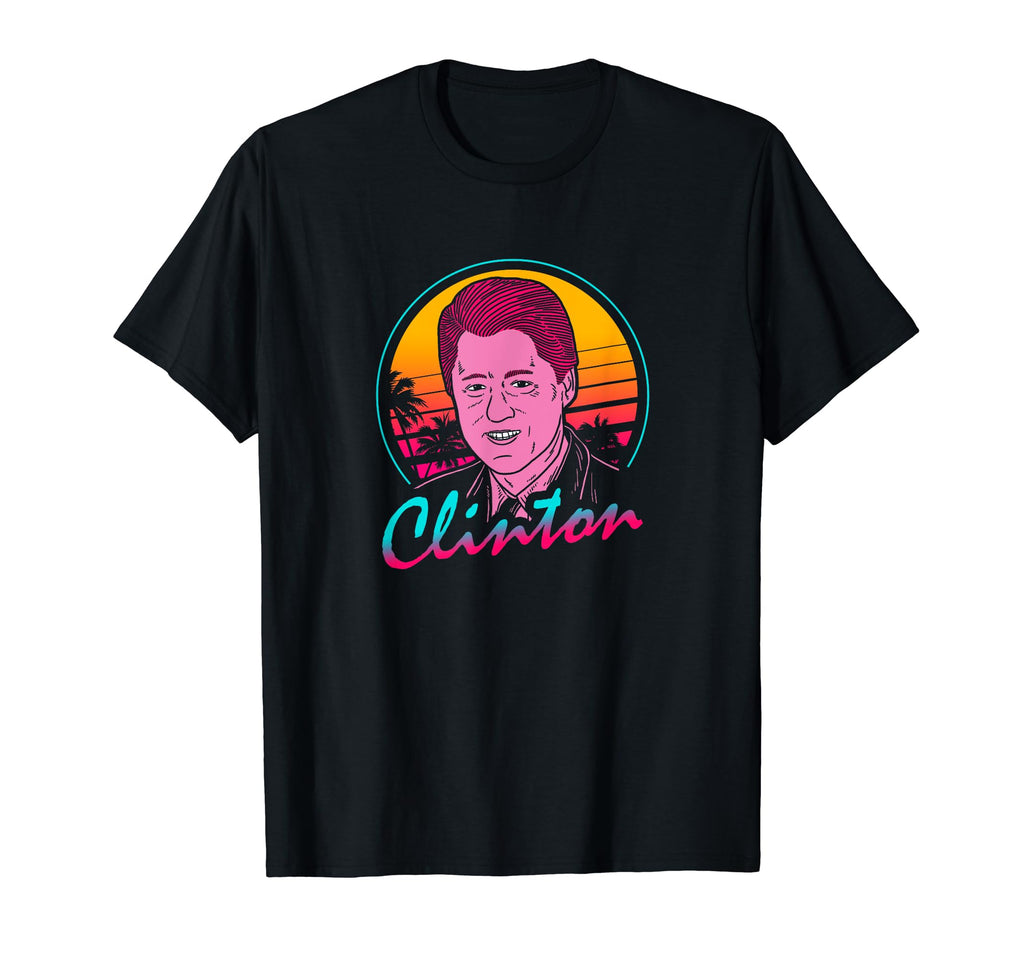 Bill Clinton 80S T-Shirt - Custom Art Print for Adults - T-Shirt, Sweatshirt, Hoodie