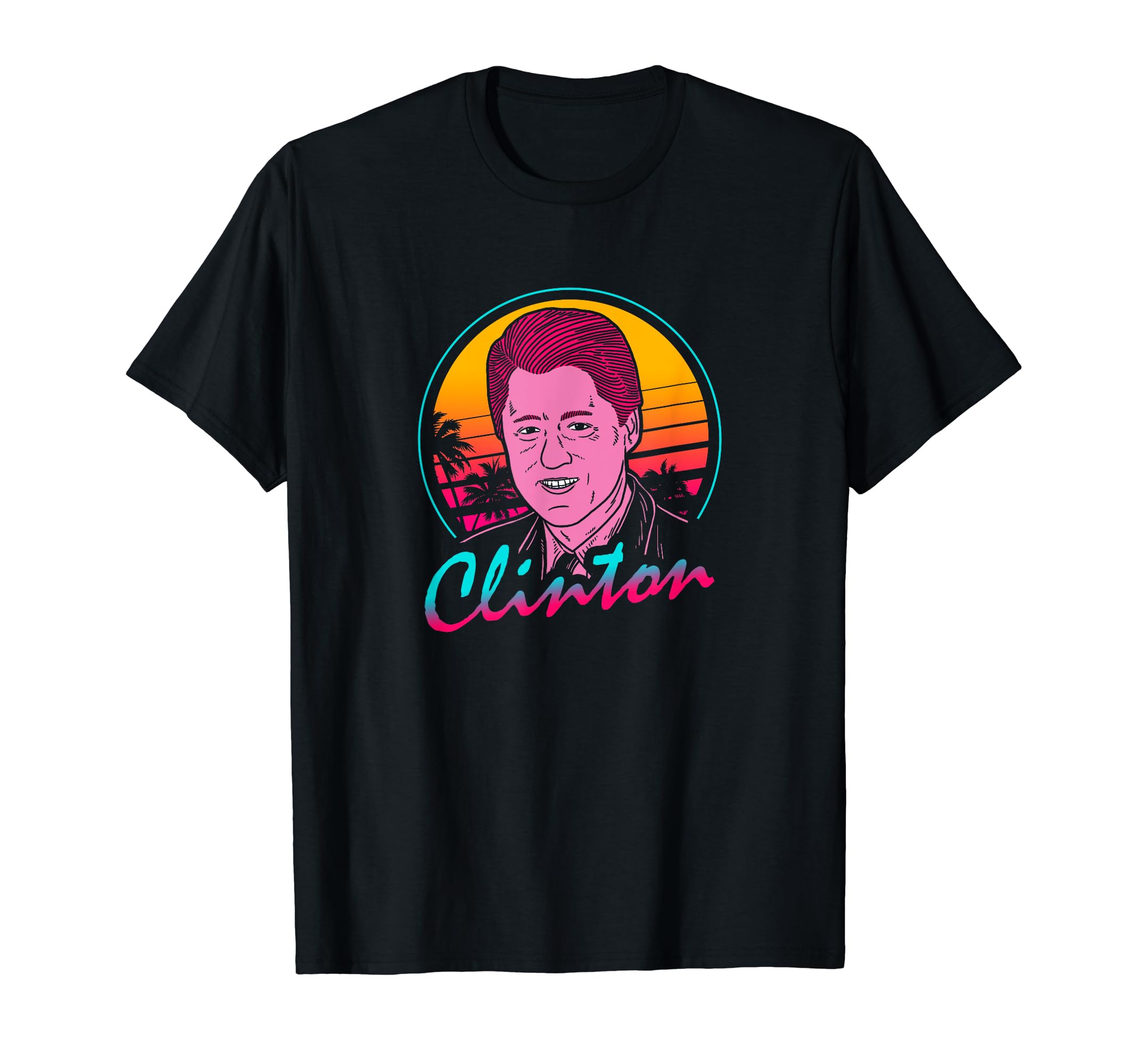 Bill Clinton 80S T-Shirt - Custom Art Print for Adults - T-Shirt, Sweatshirt, Hoodie