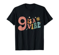Hippie 9 Is Vibe Birthday Boho Nine T-Shirt - Unique Graphic Men Women - T-Shirt, Sweatshirt, Hoodie