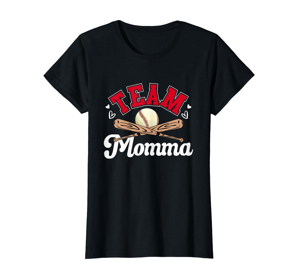 Team Momma Mothers Day Baseball T-Shirt - Custom Art Print for Adults - T-Shirt, Sweatshirt, Hoodie