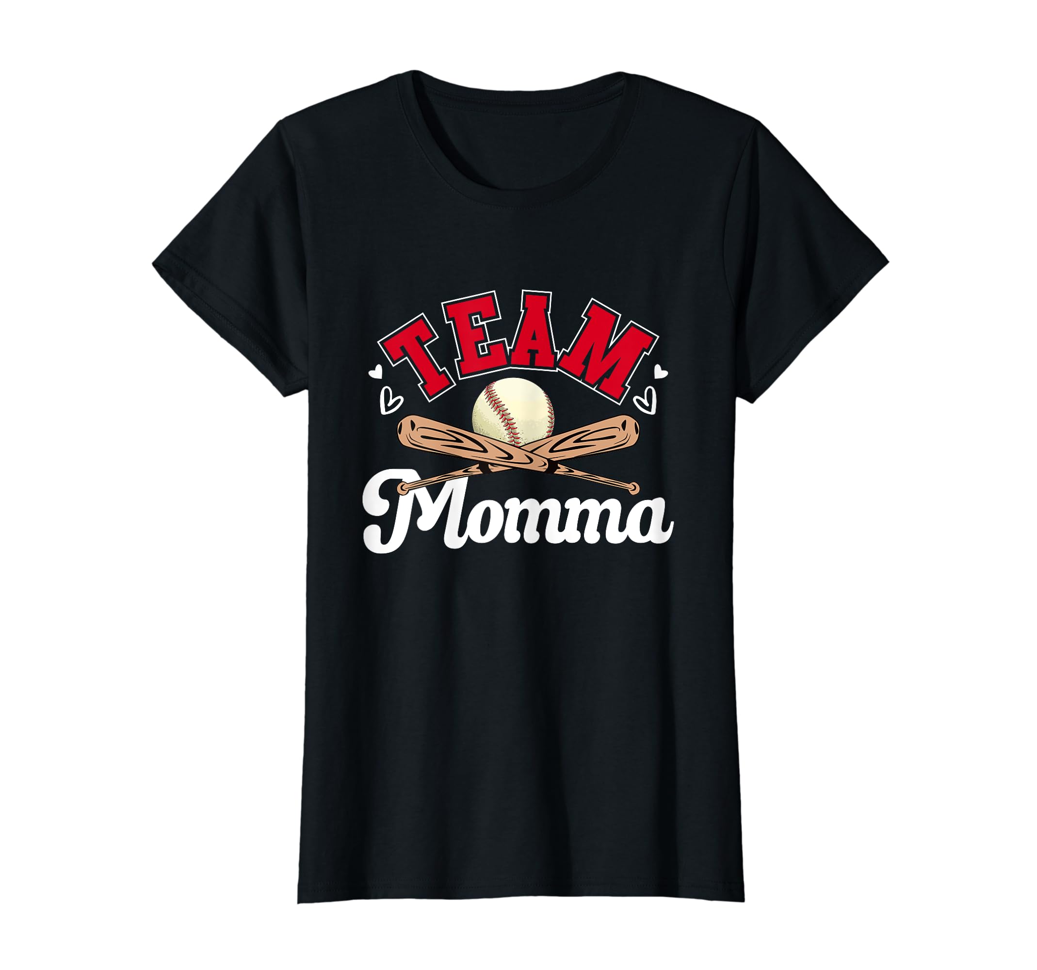 Team Momma Mothers Day Baseball T-Shirt - Custom Art Print for Adults - T-Shirt, Sweatshirt, Hoodie