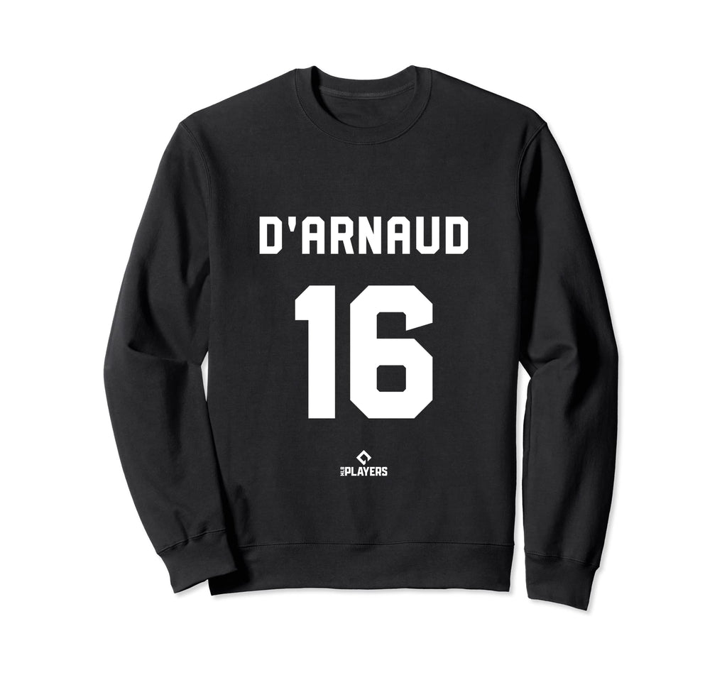 Travis D Arnaud 16 Atlanta Catcher Sweatshirt - Custom Art Print Men Women - T-Shirt, Sweatshirt, Hoodie