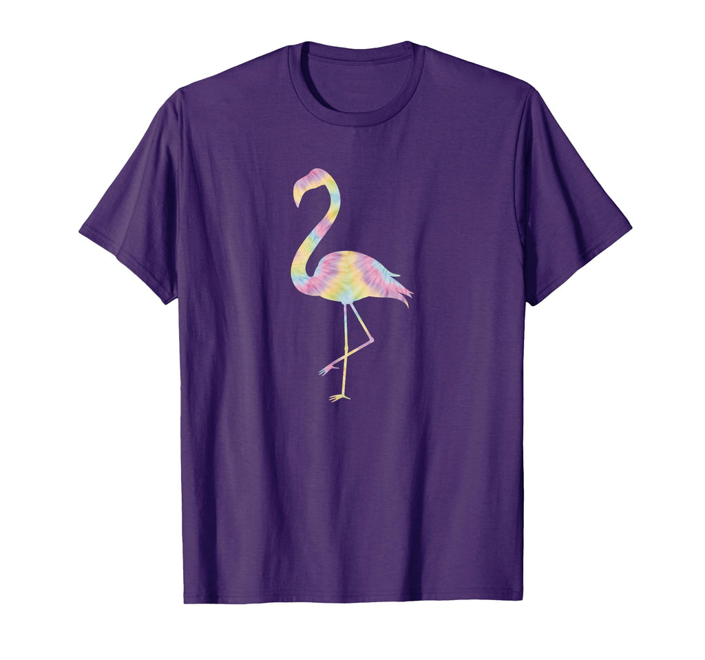 Flamingo Boho Tie Dye Hippie T-Shirt - Fun Novelty Design Men Women - T-Shirt, Sweatshirt, Hoodie
