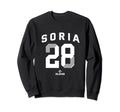 Joakim Soria 28 Toronto Mlb Players Sweatshirt - Unique Graphic Unisex - T-Shirt, Sweatshirt, Hoodie