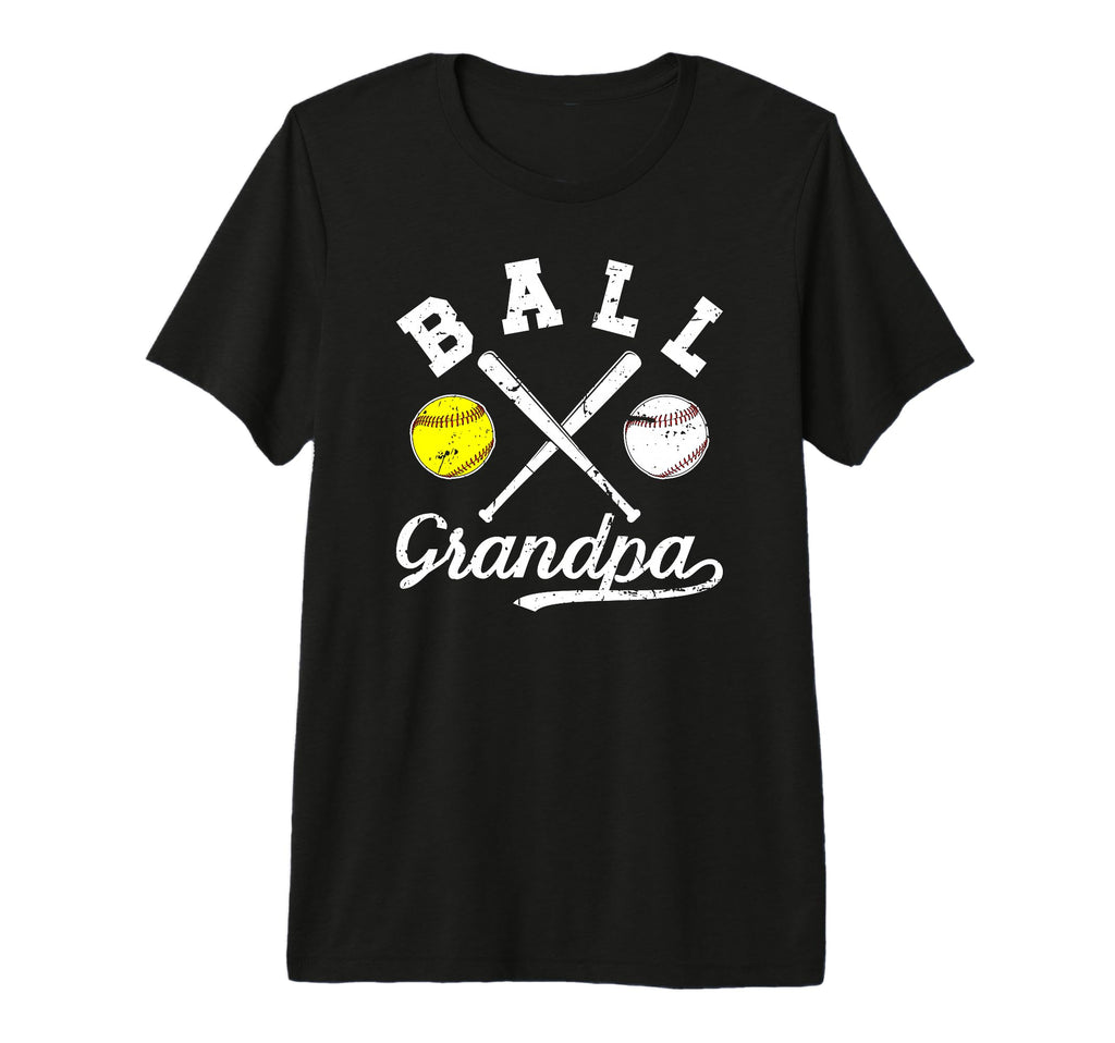 Mens Ball Grandpa Softball T-Shirt - Casual Everyday Wear Men Women - T-Shirt, Sweatshirt, Hoodie