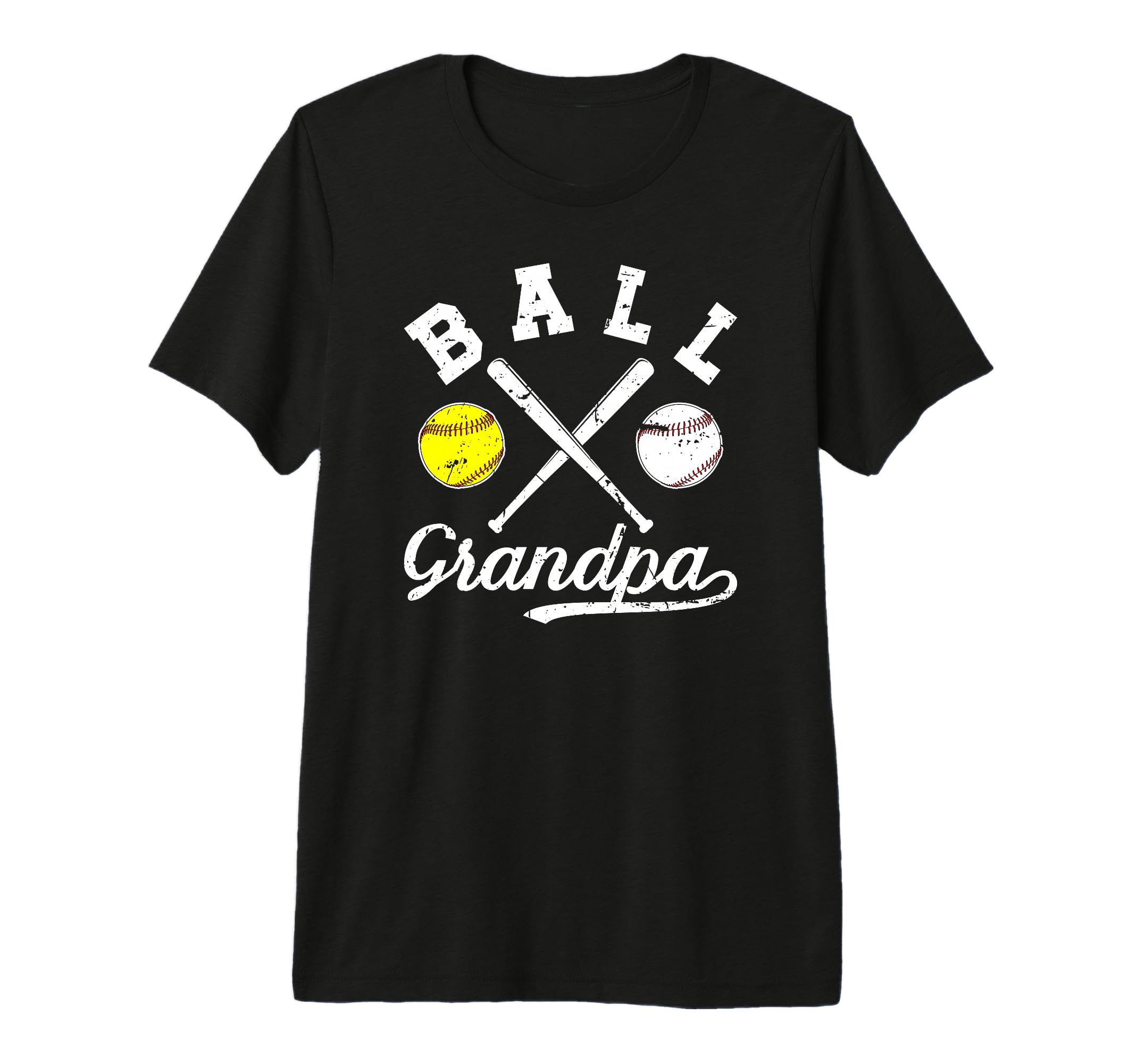 Mens Ball Grandpa Softball T-Shirt - Casual Everyday Wear Men Women - T-Shirt, Sweatshirt, Hoodie