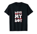 Mom Baseball Love My Mother Son T-Shirt - Custom Art Print for Adults - T-Shirt, Sweatshirt, Hoodie